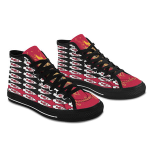 #Rossolini1# KC Team PAK Black/Red Black Bottom Vancouver H Men's Canvas Shoes (1013-1)