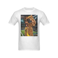 #Rossolini1# Playa Eagles Stadium Background - White T-Shirt