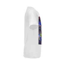 #Rossolini1# Playa  Bills Stadium Background - White T-Shirt