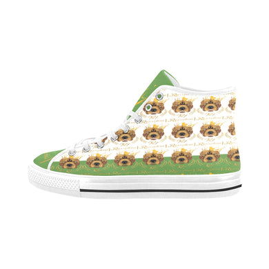 #Rossolini1# PAK White/Green Tongue Vancouver H Men's Canvas Shoes (1013-1)
