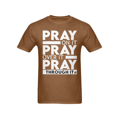 #Rossolini1# Pray On It Brown T-Shirt