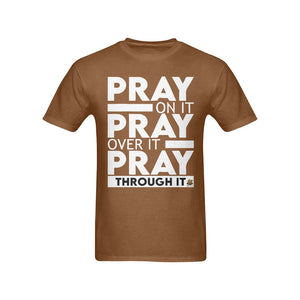 #Rossolini1# Pray On It Brown T-Shirt