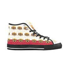 #Rossolini1# PACK White/Red Black Bottom Vancouver H Men's Canvas Shoes (1013-1)