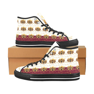 #Rossolini1# PAK White/Candy Apple Red Black Bottom Vancouver H Men's Canvas Shoes (1013-1)