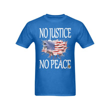 #Rossolini1# No Justice No Peace Flag Blue