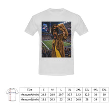 #Rossolini1# Playa  Patriots Stadium Background - White T-Shirt