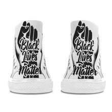 #Rossolini1# Black Lives Matter White Bottom Men's Shoes