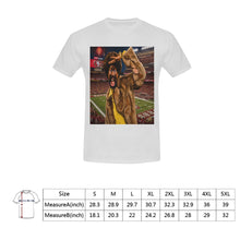 #Rossolini1# Playa 49ERS Stadium Background - White T-Shirt