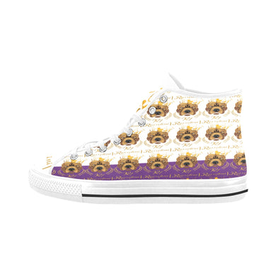 #Rossolini1# PAK White/Purple Vancouver H Men's Canvas Shoes (1013-1)