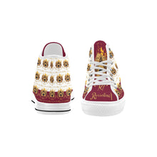 #Rossolini1# PAK White/Candy Apple Red Tongue Vancouver H Men's Canvas Shoes (1013-1)