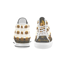 #Rossolini1# PAK White/Asphalt Tongue Vancouver H Women's Canvas Shoes (1013-1)