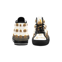 #Rossolini1# PAK White/Asphalt Black Bottom Vancouver H Women's Canvas Shoes (1013-1)