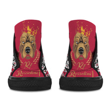 #Rossolini1# KC Team PAK Black/Red Black Bottom Vancouver H Men's Canvas Shoes (1013-1)