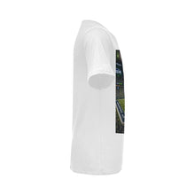 #Rossolini1# Playa  Seahawks Stadium Background - White T-Shirt