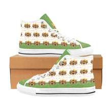 #Rossolini1# PAK White/Green Tongue Vancouver H Men's Canvas Shoes (1013-1)