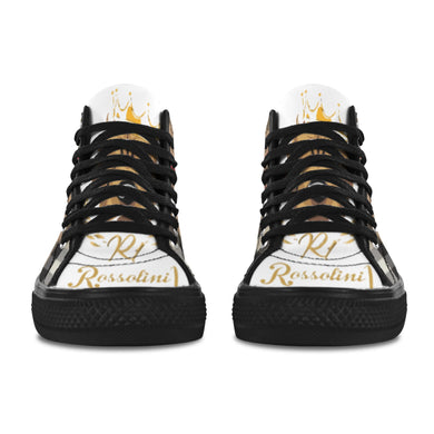 #Rossolini1# AK1 Black Bottom 2 Vancouver H Men's Canvas Shoes (1013-1)