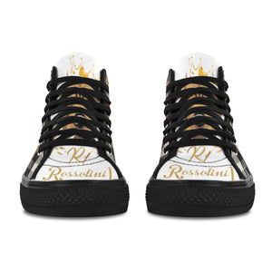 #Rossolini1# AK1 Black Bottom 2 Vancouver H Men's Canvas Shoes (1013-1)