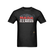 #Rossolini1# MAGA Is A Mental Illness Panther - Black T-Shirt