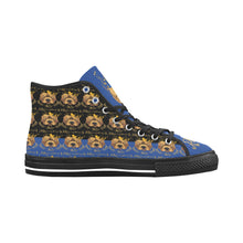 #Rossolini1# PAK Black/Blue Tongue Black Bottom Vancouver H Men's Canvas Shoes (1013-1)