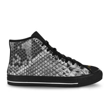 #Rossolini1# Snake Skin 3 Black Bottom Women's Shoes (Art)