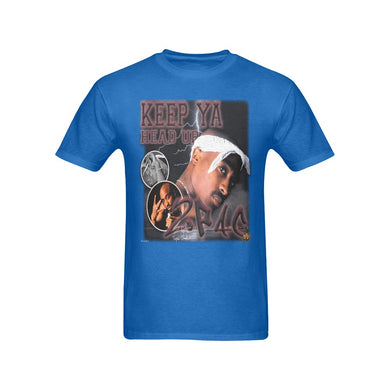 #Rossolini1# Keep Ya Head Up Blue T-Shirt