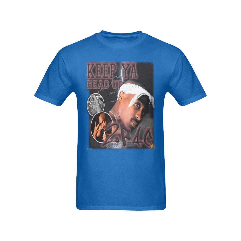 #Rossolini1# Keep Ya Head Up Blue T-Shirt