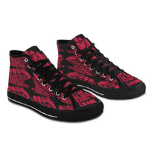 #Rossolini1# Black Lives Matter 9s Red Fist Black Bottom Women's Shoes