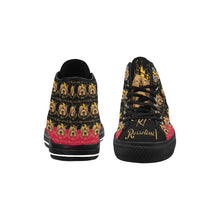 #Rossolini1# PAK Black/Red Black Bottom 2 Vancouver H Men's Canvas Shoes (1013-1)