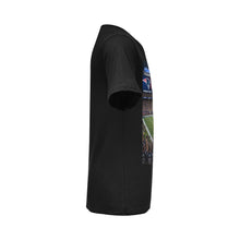 #Rossolini1# Playa  Patriots Stadium Background - Black T-Shirt