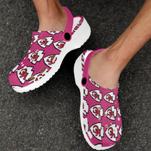 #Rossolini1# Team Pink Custom Print Foam Crocs for Adults