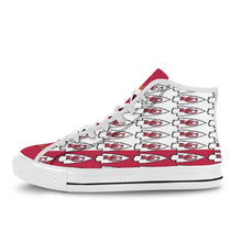 #Rossolini1# KC Team PAK White/Red White Bottom Vancouver H Women's Canvas Shoes (1013-1)