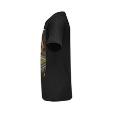 #Rossolini1# Playa  Saints Stadium Background - Black T-Shirt