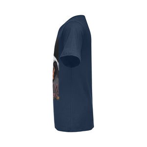 #Rossolini1# Keep Ya Head Up Navy Blue T-Shirt