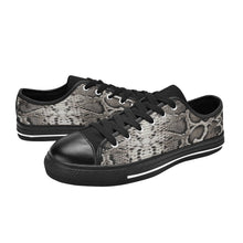 #Rossolini1# Snake Skin 2 Original Black Bottom Men's Shoes (Art)