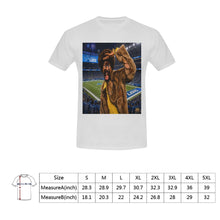 #Rossolini1# Playa Lions Stadium Background - White T-Shirt