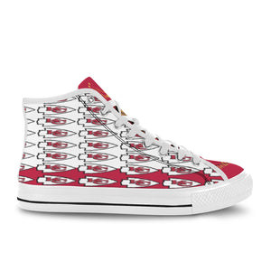 #Rossolini1# KC Team PAK White/Red White Bottom Vancouver H Men's Canvas Shoes (1013-1)