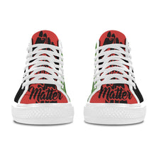 #Rossolini1# Black Lives Matter B/R/G White Bottom Men's Shoes