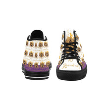 #Rossolini1# PAK White/Purple Black Bottom Vancouver H Men's Canvas Shoes (1013-1)