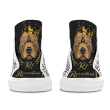 #Rossolini1# Kitty 1 White Bottom - Black Tongue Men's Shoes