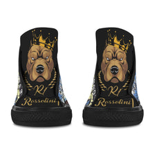 #Rossolini1# 1943 Black Bottom Men's Shoes (Art)