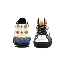 #Rossolini1# PAK White/Blue Black Bottom Vancouver H Women's Canvas Shoes (1013-1)