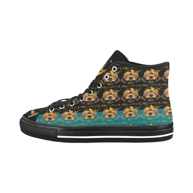 #Rossolini1# PAK Black/Kelly Green Black Bottom 2 Vancouver H Men's Canvas Shoes (1013-1)