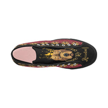 #Rossolini1# PAK Black/Candy Apple Red Black Bottom 2 Vancouver H Women's Canvas Shoes (1013-1)