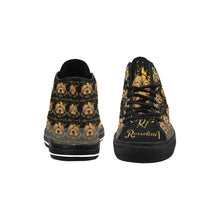 #Rossolini1# PAK Black/Asphalt Black Bottom 2 Vancouver H Women's Canvas Shoes (1013-1)