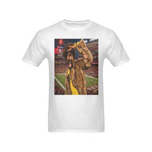 #Rossolini1# Playa 49ERS Stadium Background - White T-Shirt