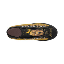 #Rossolini1# PAK Black/Gold Black Bottom 2 Vancouver H Men's Canvas Shoes (1013-1)