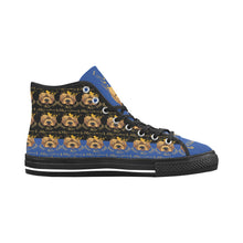 #Rossolini1# PAK Black/Blue Tongue Black Bottom Vancouver H Women's Canvas Shoes (1013-1)