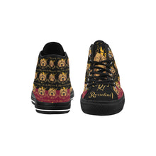 #Rossolini1# PAK Black/Candy Apple Red Black Bottom 2 Vancouver H Women's Canvas Shoes (1013-1)