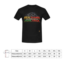 #Rossolini1# Real Change Begins With Real Talk Panther - Black T-Shirt
