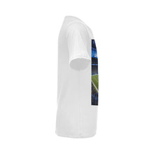 #Rossolini1# Playa Lions Stadium Background - White T-Shirt